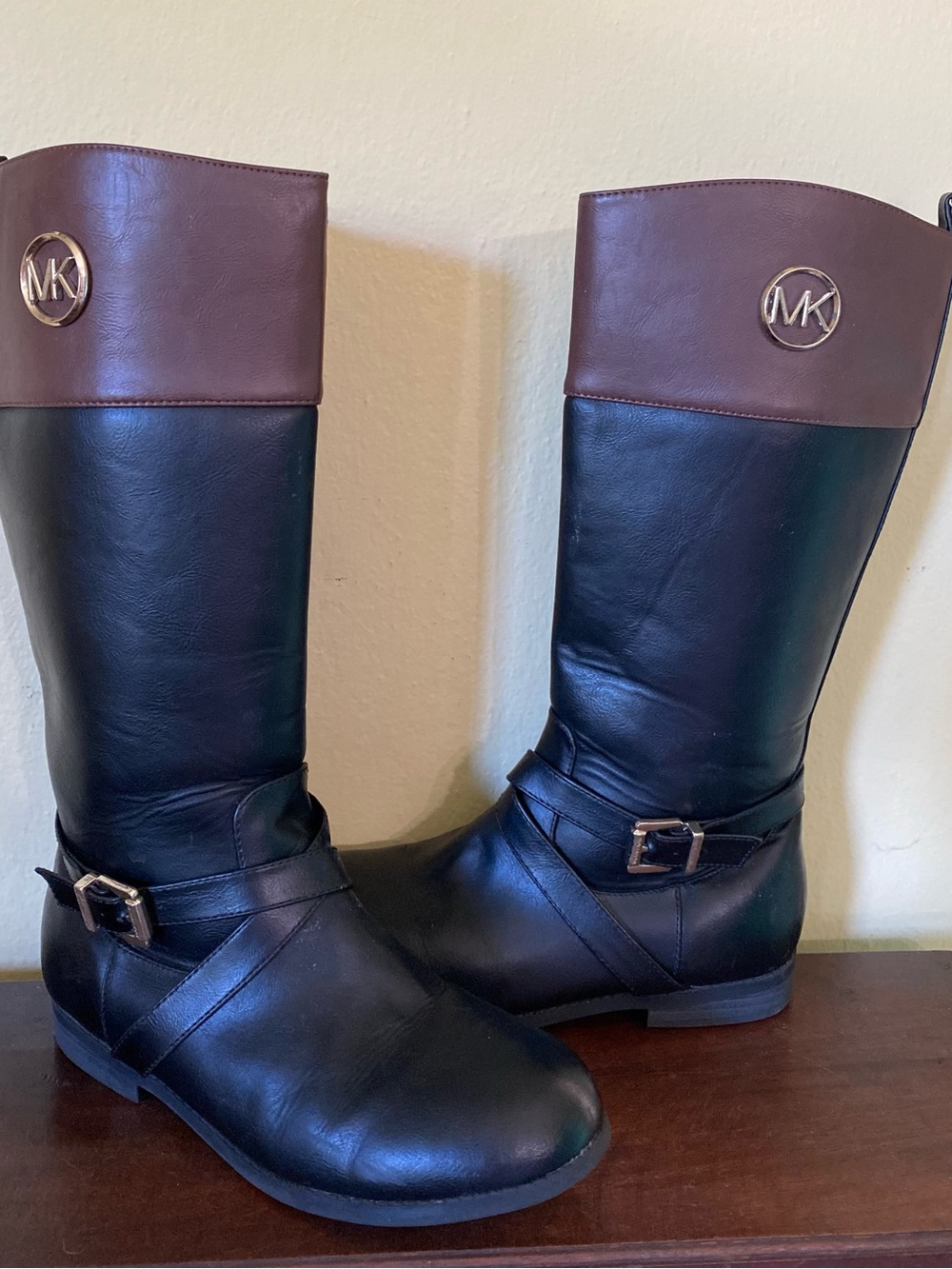 MICHAEL Michael Kors, Emma equestrian style tall boots, size 4